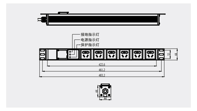 雷迅PDU防雷插座【光束防雷】 雷迅PDU防雷插座【光束防雷】